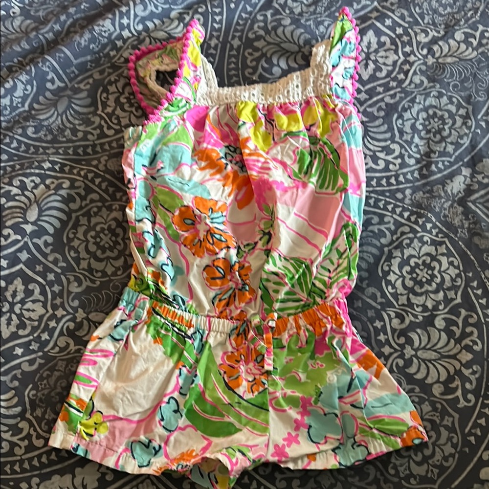 Colorful Floral Romper